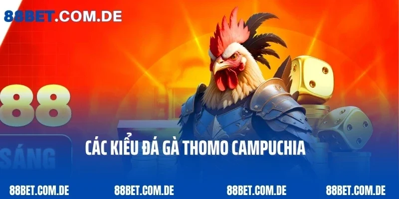 Các kiểu đá gà Thomo Campuchia